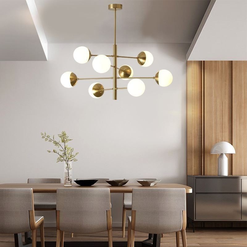 Zeitgenössische Pendelleuchte Magic Bean Sputnik Kronleuchter Lampe