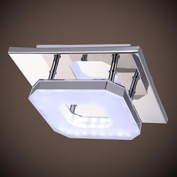 Acryl Deckenleuchte 1 Licht Modern Acryl Galvanik Edelstahl