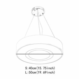 Moderne einzigartige Pendelleuchte Runde Lampe einfache Wärme Beleuchtung Licht
