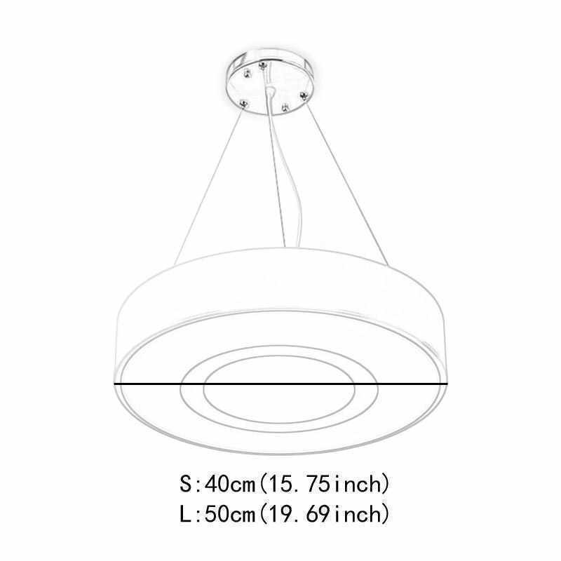 Moderne einzigartige Pendelleuchte Runde Lampe einfache Wärme Beleuchtung Licht