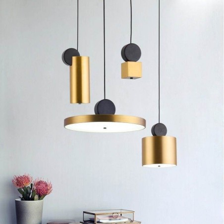 Moderne Pendelleuchte Nordic Acryl Lampe Geometrie Beleuchtung Licht Moderne Pendelleuchte Nordic Acryl Lampe Geometrie Beleuchtung Licht