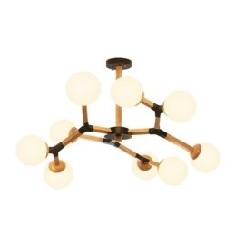 Nordic Magic Bean Pendelleuchte Kreative Holzleuchte