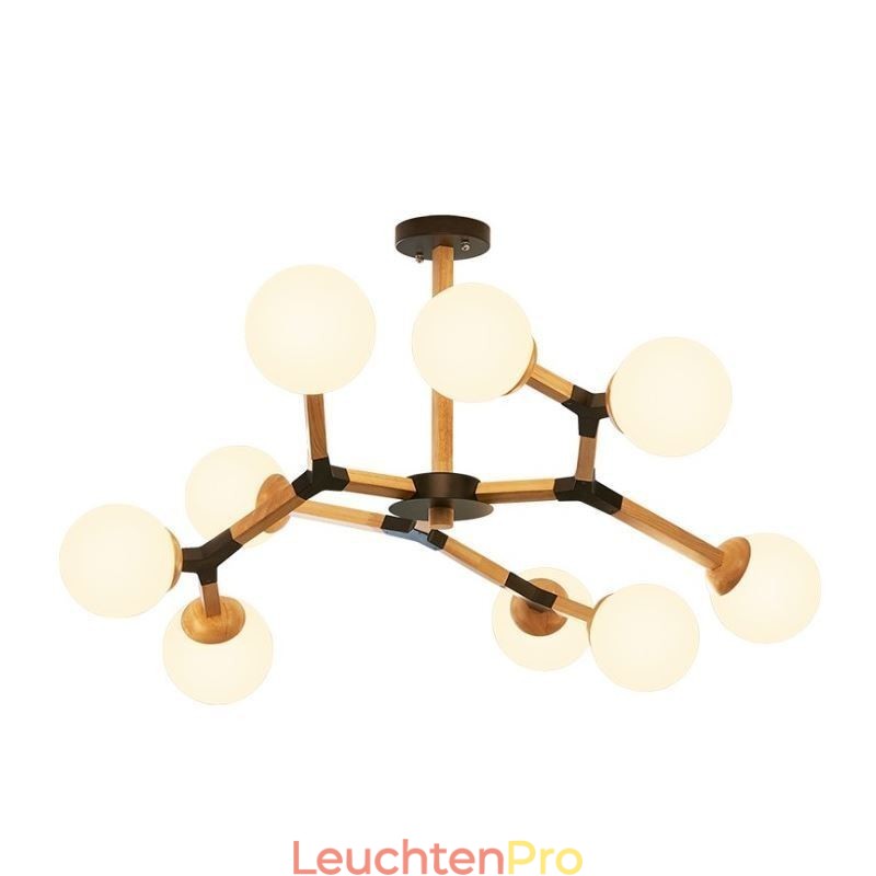 Nordic Magic Bean Pendelleuchte Kreative Holzleuchte