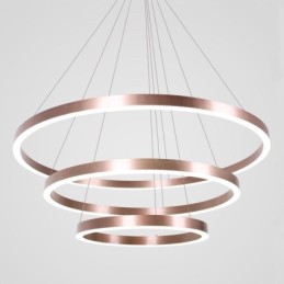 Pendelleuchte Zeichnung Handwerk 3 Ringe Lampe 80+60+40cm