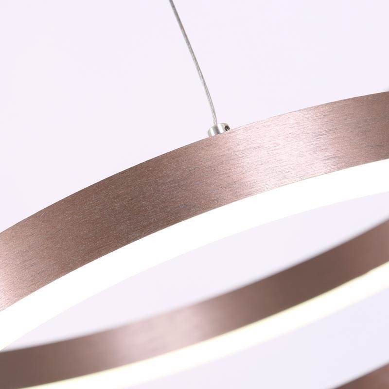 Pendelleuchte Zeichnung Handwerk 3 Ringe Lampe 80+60+40cm