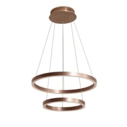Pendelleuchte Zeichnung Handwerk 2 Ringe Lampe 60+40cm