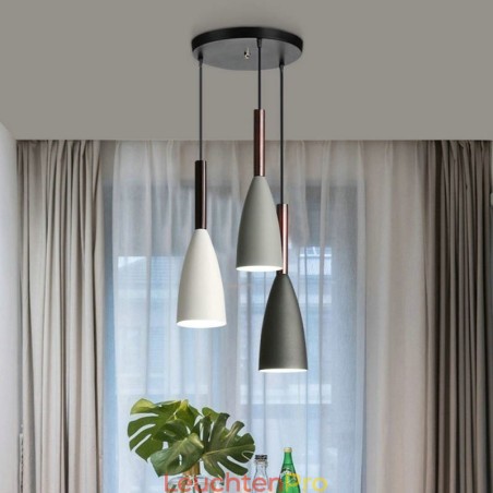 Moderne Einfache Anhänger Licht Drei Lichter Kreative Aluminium Kunst Leuchte Cafe Moderne Einfache Anhänger Licht Drei Lichter Kreative Aluminium Kunst Leuchte Cafe