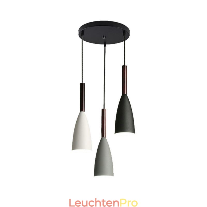 Moderne Einfache Anhänger Licht Drei Lichter Kreative Aluminium Kunst Leuchte Cafe