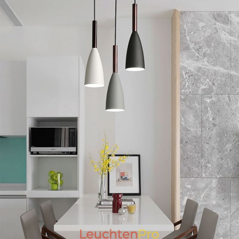 Moderne Einfache Anhänger Licht Drei Lichter Kreative Aluminium Kunst Leuchte Cafe
