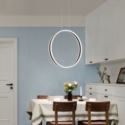 Nordische Pendelleuchte Acryl Ringform Pendelleuchte