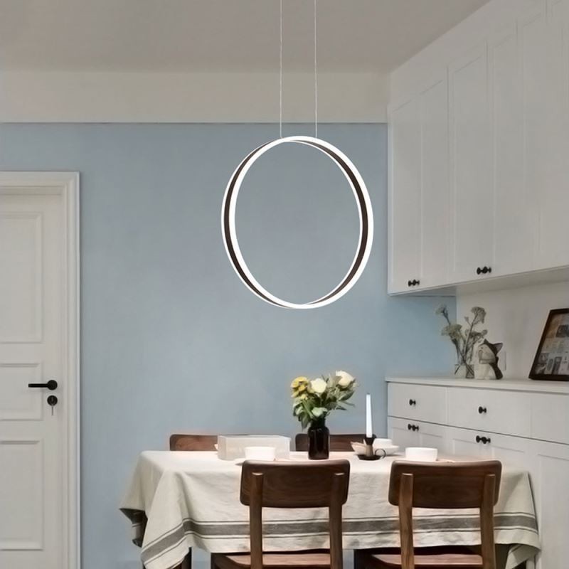 Nordische Pendelleuchte Acryl Ringform Pendelleuchte