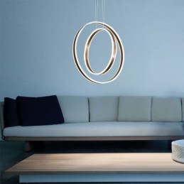 Nordische Pendelleuchte Acryl Ringform Pendelleuchte
