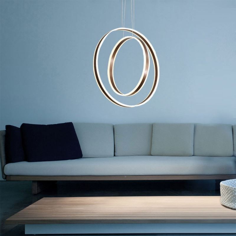 Nordische Pendelleuchte Acryl Ringform Pendelleuchte