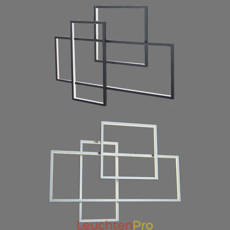 Nordische Pendelleuchte Geometrische quadratische Pendelleuchte
