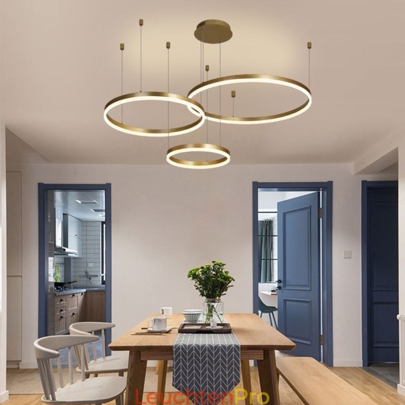 Postmoderne Pendelleuchte Acryl Ringform Pendelleuchte