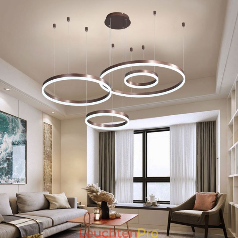 Postmoderne Pendelleuchte Acryl Ringform Pendelleuchte