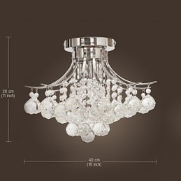 Kronleuchter Modern Kristall 3 Lichter