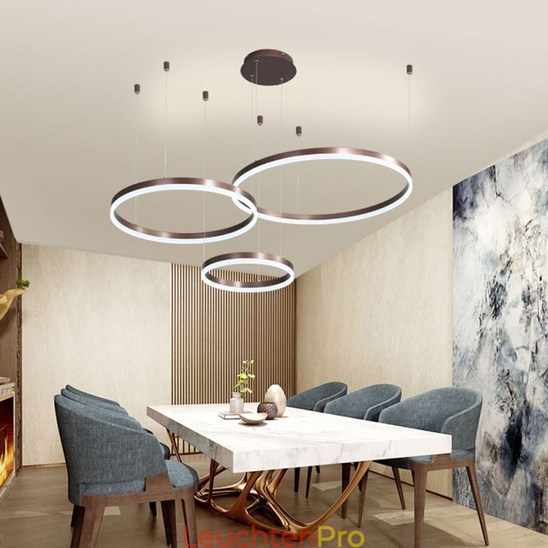 Postmoderne Pendelleuchte Acryl Ringform Pendelleuchte