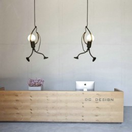 Moderne einfache Pendelleuchte Little Man Shape Lampe kreatives Licht