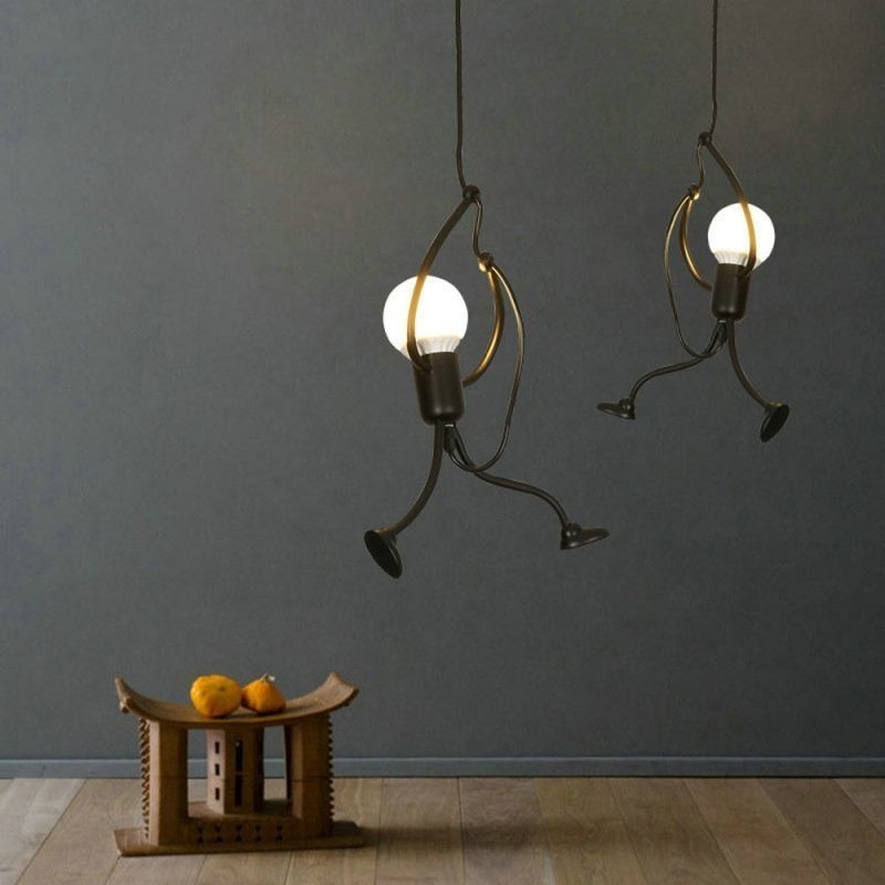Moderne einfache Pendelleuchte Little Man Shape Lampe kreatives Licht