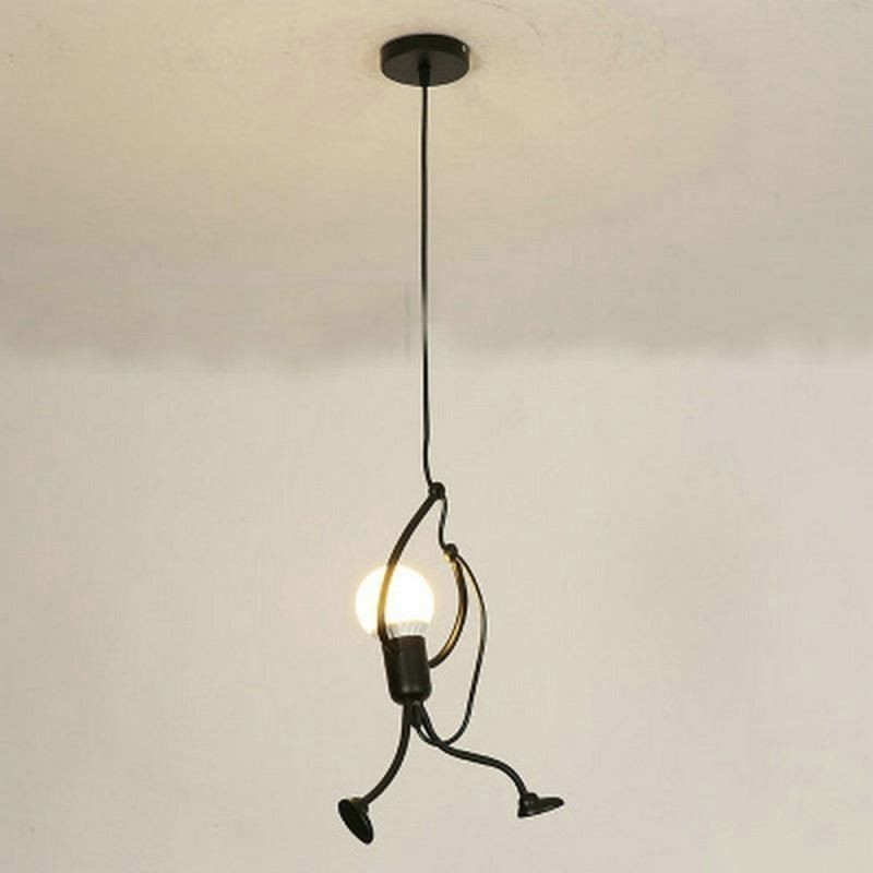Moderne einfache Pendelleuchte Little Man Shape Lampe kreatives Licht