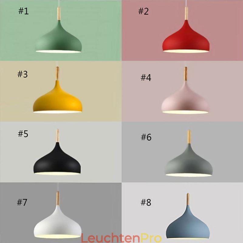 Moderne Pendelleuchte Aluminium Macaron Lampe Home Einstellbare Licht