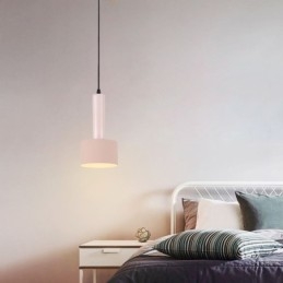 Moderne einfache Pendelleuchte Zylinderform Lampe Aluminium Beleuchtung Licht