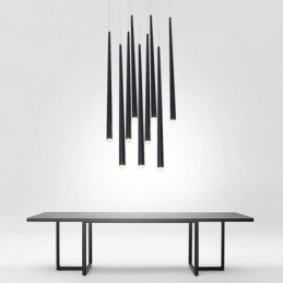 Moderne Pendelleuchte Zylinderform Lampe Meteor Rain Lighting