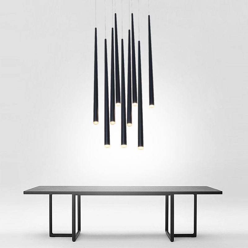 Moderne Pendelleuchte Zylinderform Lampe Meteor Rain Lighting