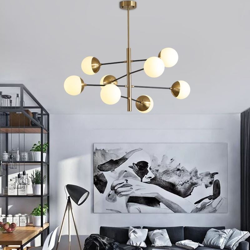 Zeitgenössische Pendelleuchte Magic Bean Sputnik Kronleuchter Lampe