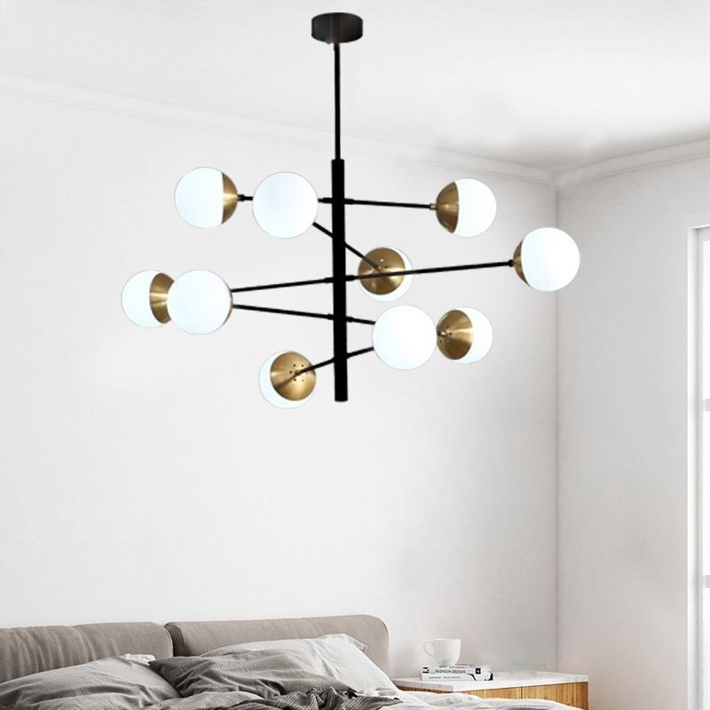 Zeitgenössische Pendelleuchte Magic Bean Sputnik Kronleuchter Lampe