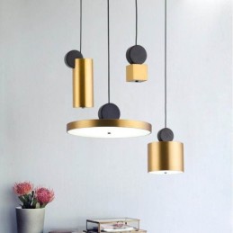 Moderne Pendelleuchte Nordic Acryl Lampe Geometrie Beleuchtung Licht