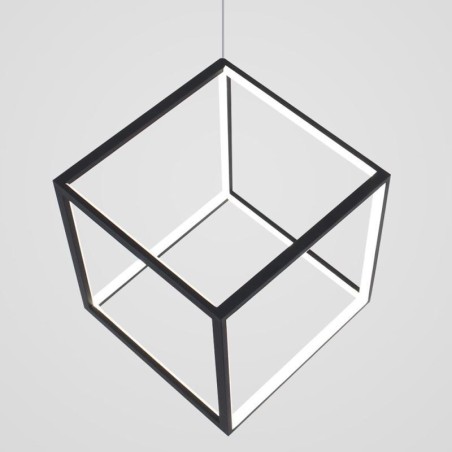 Schwarze Pendelleuchte Geometric Cube Lighting LBY18069 Schwarze Pendelleuchte Geometric Cube Lighting LBY18069