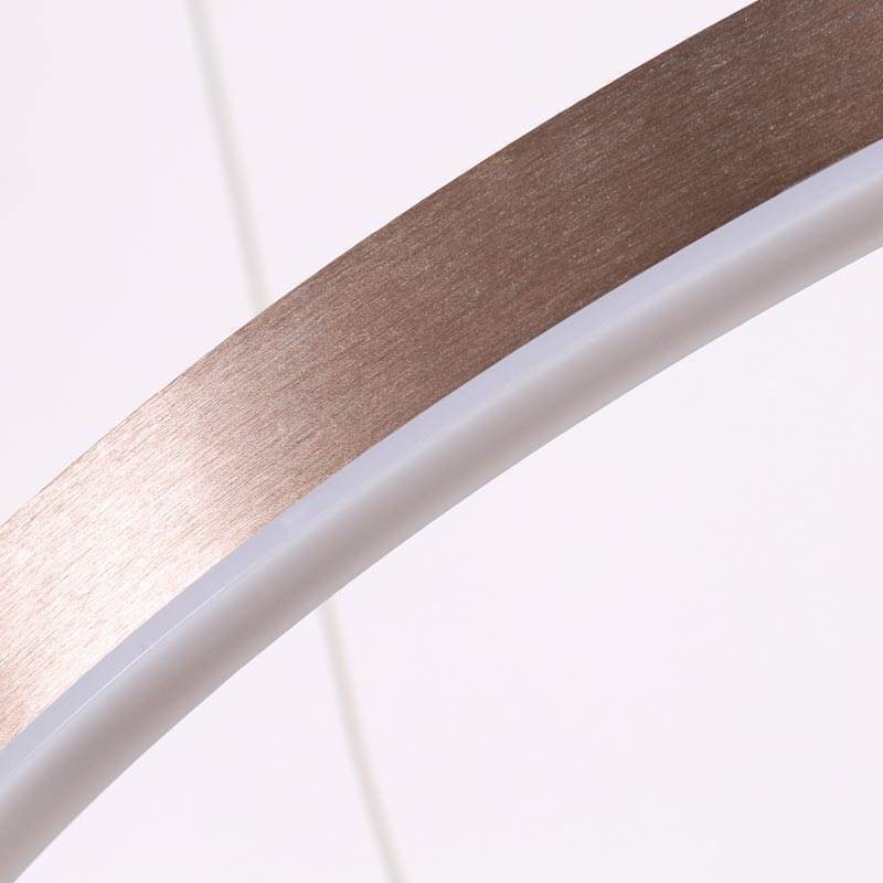 Pendelleuchte Zeichnung Handwerk 2 Ringe Lampe 60+40cm