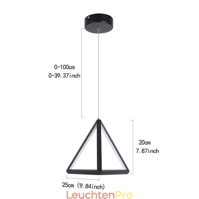 Postmoderne Pendelleuchte Geometrisches Dreieck Licht Kreative Lampenbeleuchtung