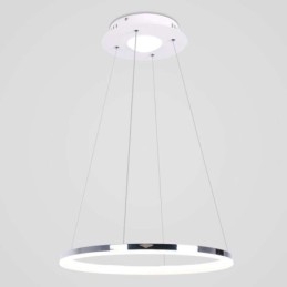 Moderne Pendelleuchte Acryl Kreis Lampe 40cm