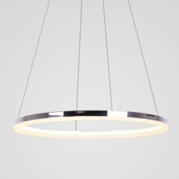 Moderne Pendelleuchte Acryl Kreis Lampe 40cm