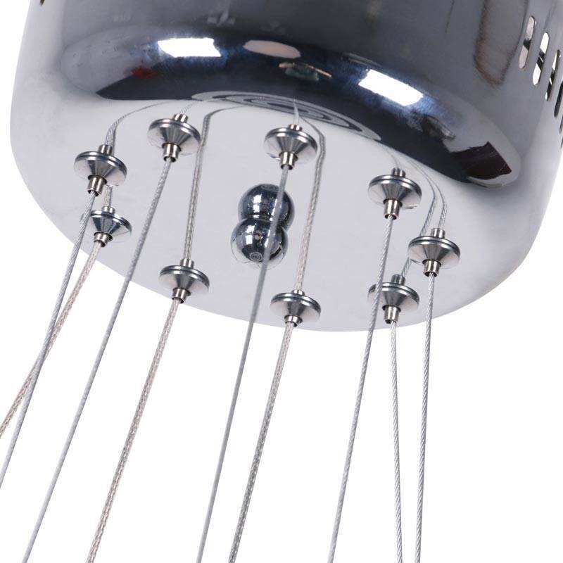 Moderne Pendelleuchte Acryl 3 Ringe Lampe 40+30+20cm