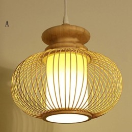Nordische exquisite Bambus-Pendelleuchte