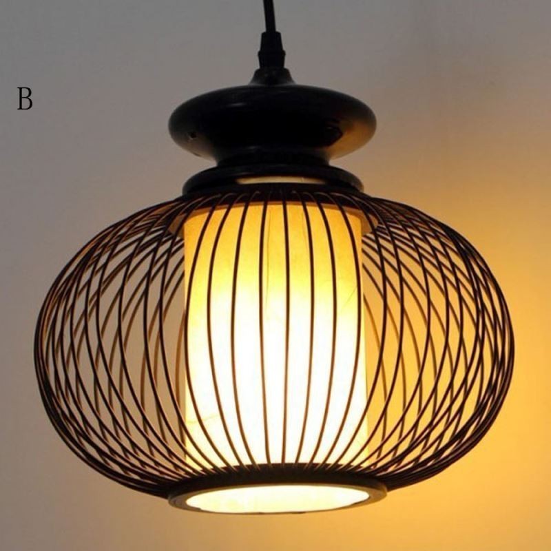 Nordische exquisite Bambus-Pendelleuchte