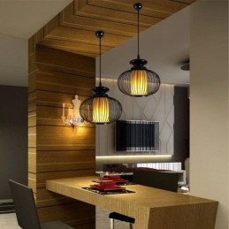 Nordische exquisite Bambus-Pendelleuchte