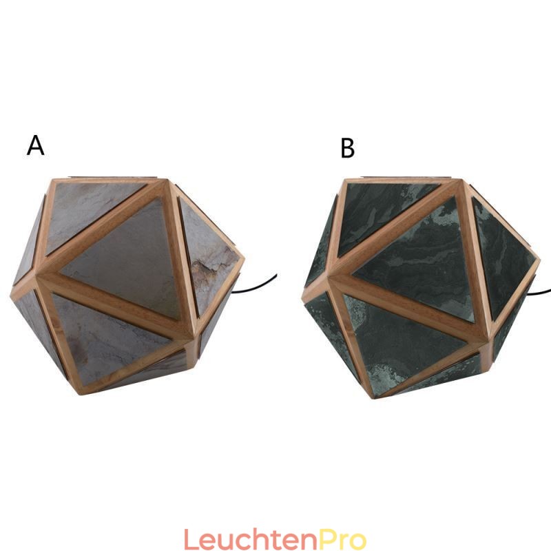 Geometrische Pendelleuchte in Rautenform, durchscheinendes 3D-Design