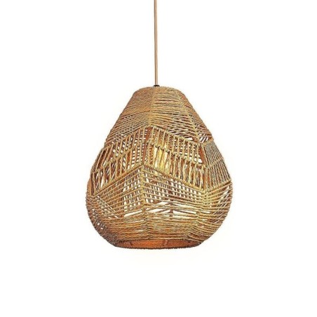Nordische Retro Deckenleuchte Naturpapier Seil handgewebt Lampenschirm Nordische Retro Deckenleuchte Naturpapier Seil handgewebt Lampenschirm