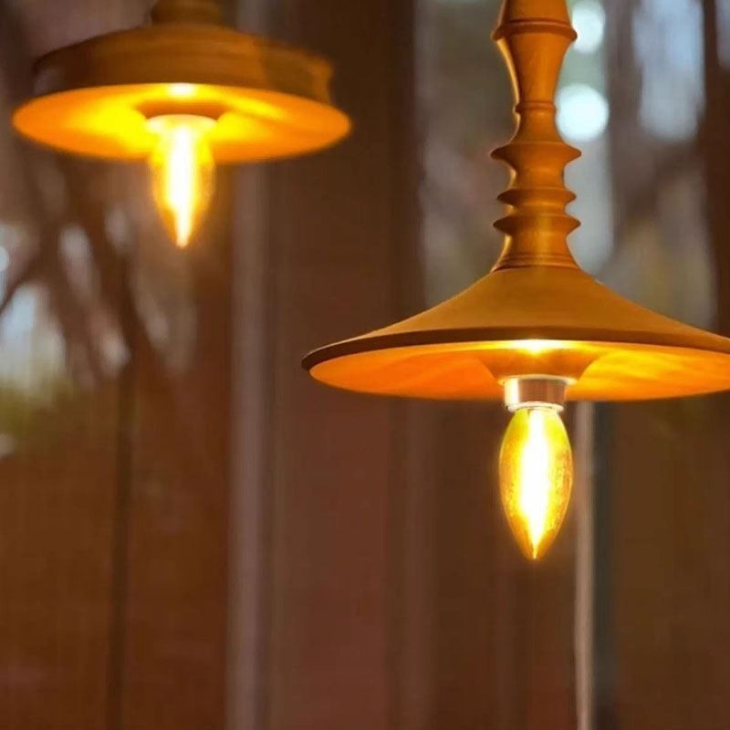 Gummibaumholz Pendelleuchte Ins Vintage Hängeleuchte