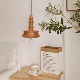 Gummibaumholz Pendelleuchte Ins Vintage Hängeleuchte