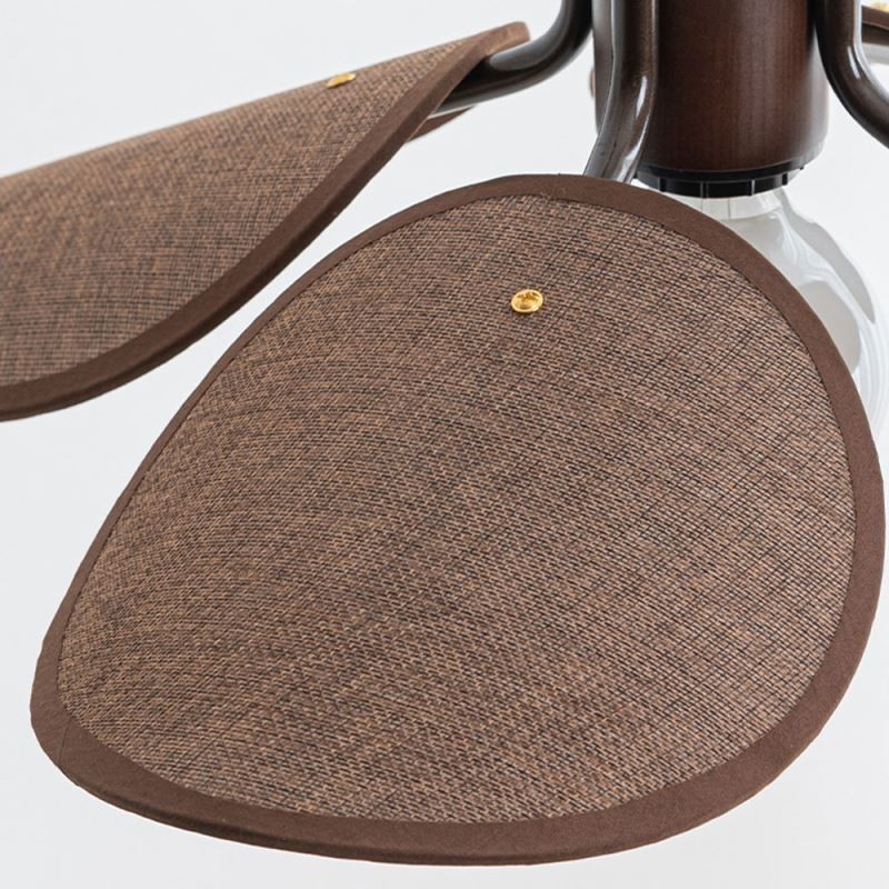 Nordische Pendelleuchte Wabi Sabi Stil Stoff Lampenschirm Dekorative Deckenleuchte