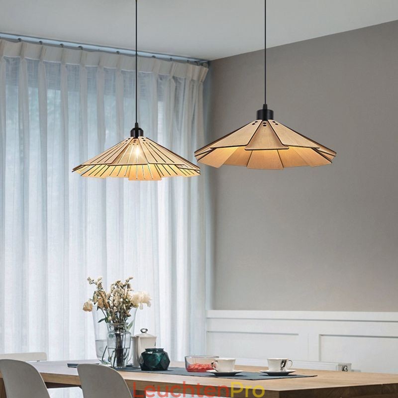 Pendelleuchte Kreative Retro Holz Deckenleuchte