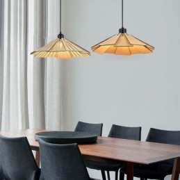 Pendelleuchte Kreative Retro Holz Deckenleuchte