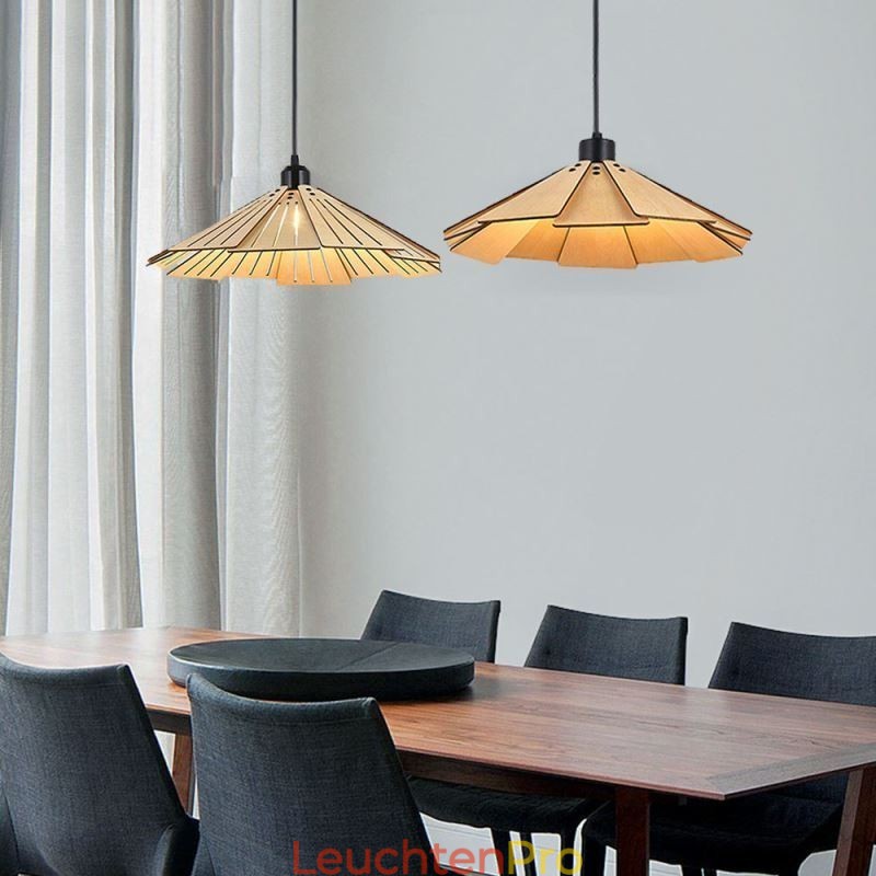 Pendelleuchte Kreative Retro Holz Deckenleuchte