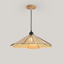 Pendelleuchte Kreative Retro Holz Deckenleuchte
